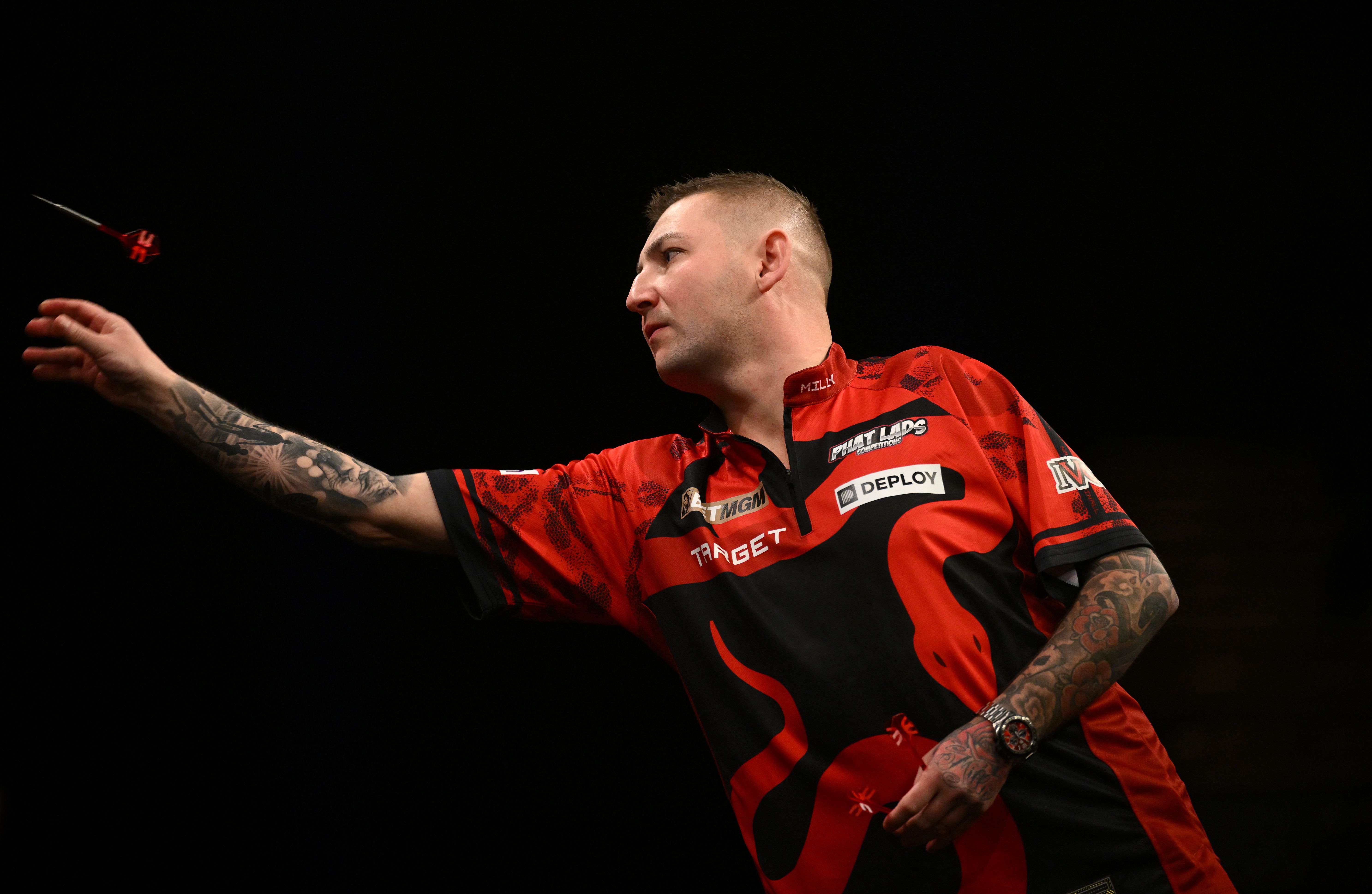 Nathan Aspinall in action